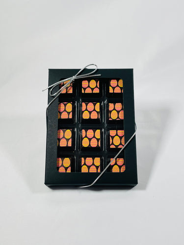 Solid Chocolates with Easter Egg Design